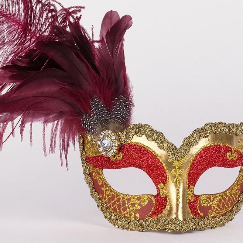 Colombina Can Can Gold Bordeaux - Image 3