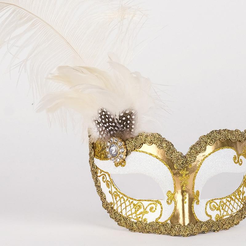 Colombina Can Can Gold White - Image 3