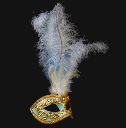 Colombina Piume Mezza SkyBlue - Image 3