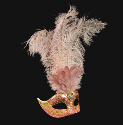 Colombina Piume Stella Gold Pink - Image 3