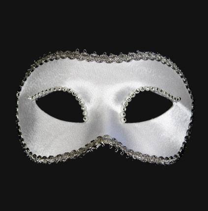 Colombina Satin Strass White