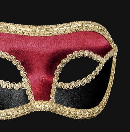Colombina Velluto Black/Red - Image 2