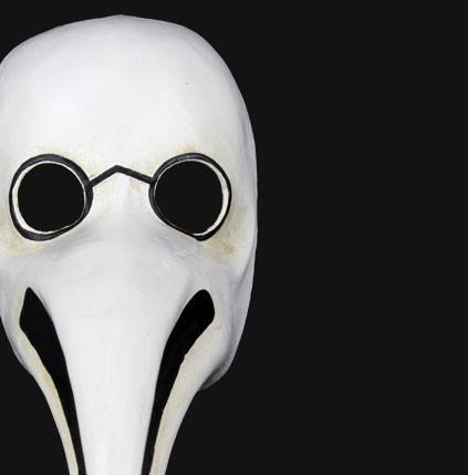 Authentic White Plague Doctor "Naso Peste Cera" - Image 3