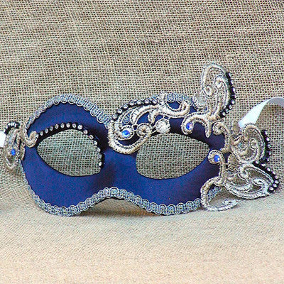 Regal Blue Satin with Stick